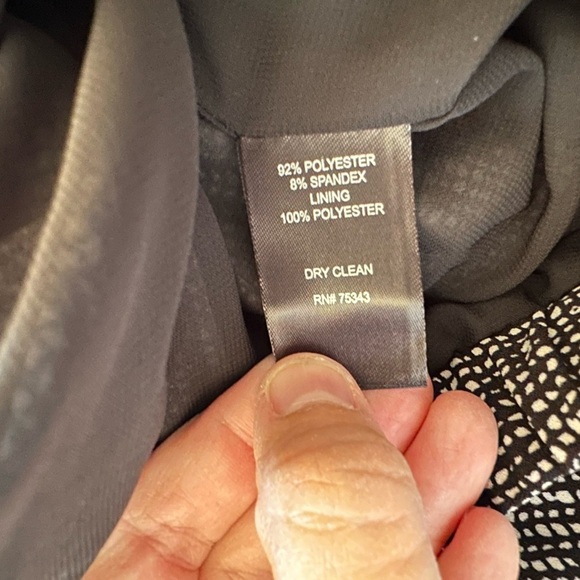 Paraphrase Black & White Zip-Up Jacket size Small - Picture 4 of 4